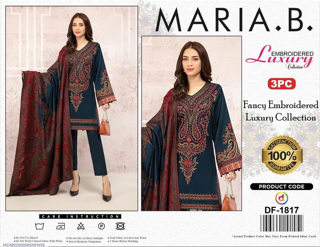 womens unstitches embriodered Marina Suit- MARIA B