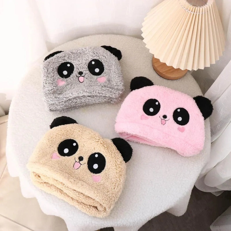 Winter Kids Hat Scarf All in one Cute Cartoon