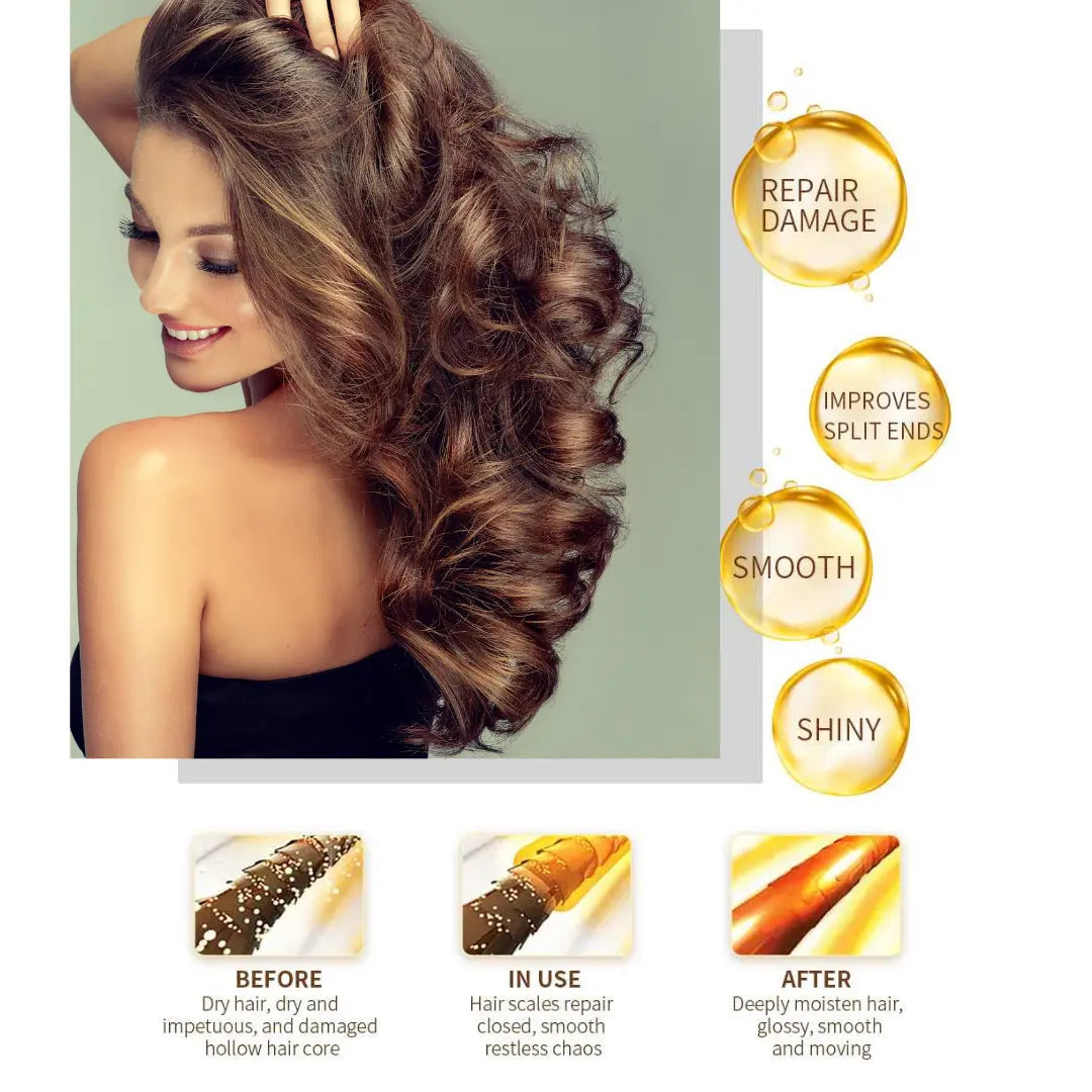 Keratin Hair Mask with Brazil Nut Oil – Deep Repair & Shine