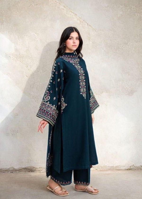 womens plain work unstitched 2Pcs suit