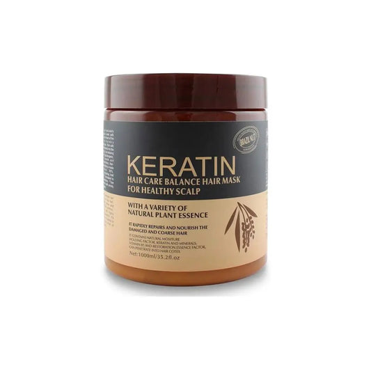 Keratin Hair Mask with Brazil Nut Oil – Deep Repair & Shine